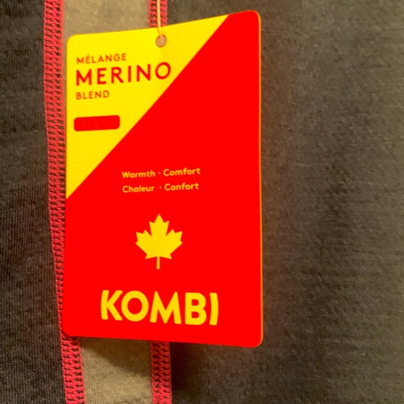 Kombi new w tags Marino blend navy/ pink leggings - Picture 5 of 8